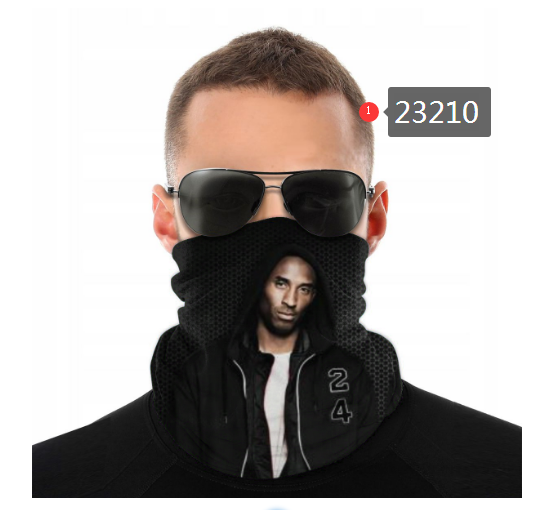 NBA 2021 Los Angeles Lakers #24 kobe bryant 23210 Dust mask with filter->nba dust mask->Sports Accessory